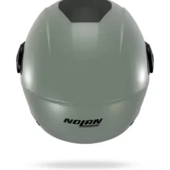 Casco Jet Nolan N20-2 Visor Classico Nobile 337 Verde Grigio Opaco