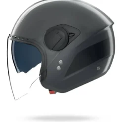 Casco Jet Nolan N20-2 Visor Dolce Vita 351 Grigio Lava Nero Opaco