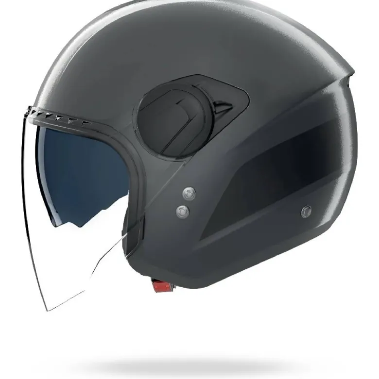 Casco Jet Nolan N20-2 Visor Dolce Vita 351 Grigio Lava Nero Opaco