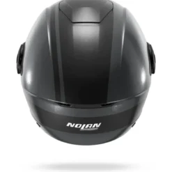 Casco Jet Nolan N20-2 Visor Dolce Vita 351 Grigio Lava Nero Opaco