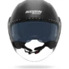 Casco Jet Nolan N20-2 Visor Zefiro 341 Nero Antracite Opaco