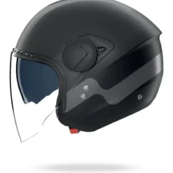 Casco Jet Nolan N20-2 Visor Zefiro 341 Nero Antracite Opaco