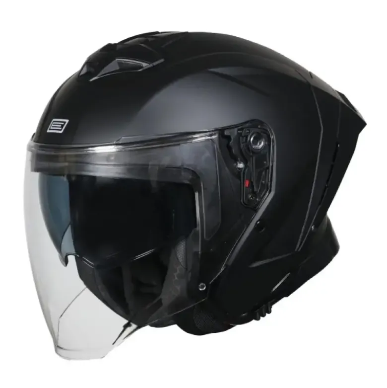 Casco Jet Origine Aprica Solid Nero Opaco