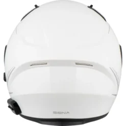 Casco Jet Sena Outstar S Bluetooth Integrato Bianco Lucido