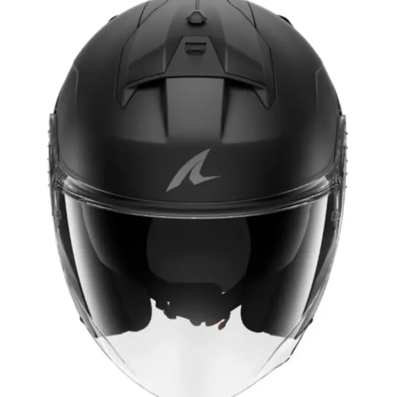 Casco Jet Shark Skwal Jet Blank Nero Opaco