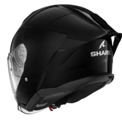 Casco Jet Shark Skwal Jet Cup Blank Nero Lucido
