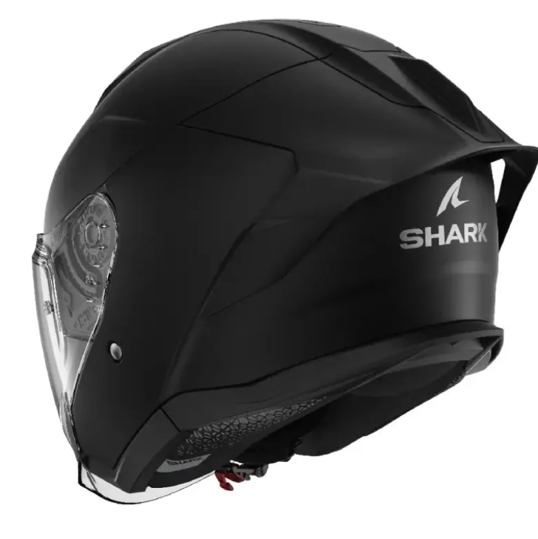 Casco Jet Shark Skwal Jet Cup Blank Nero Opaco