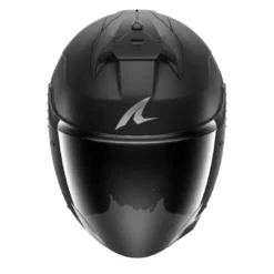 Casco Jet Shark Skwal Jet Cup Dark Shadow Nero Opaco
