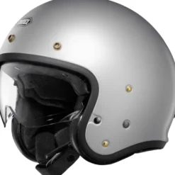 Casco Jet Shoei J.O2 Silver Opaco