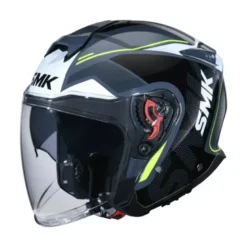 Casco Jet SMK GTJ Tourer Nero Grigio