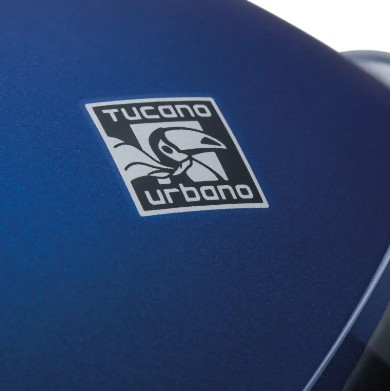 Casco Jet Tucano Urbano El Top Blu Infinito Opaco