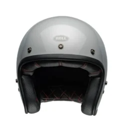 Casco Jet Vintage Bell Custom 500 2025 Apex Flake Argento Lucido