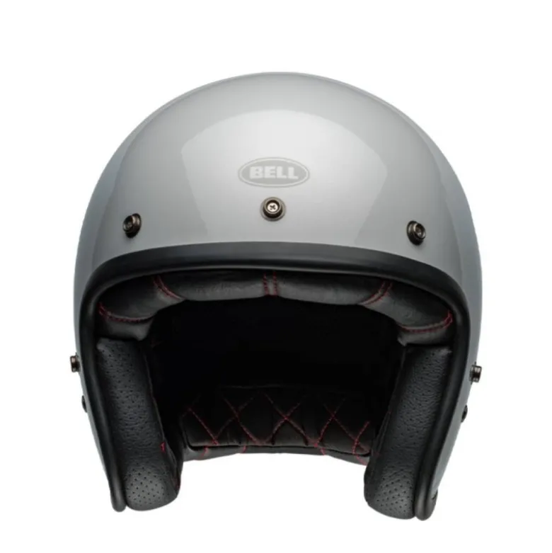 Casco Jet Vintage Bell Custom 500 2025 Apex Flake Argento Lucido