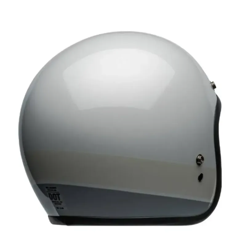 Casco Jet Vintage Bell Custom 500 2025 Apex Flake Argento Lucido