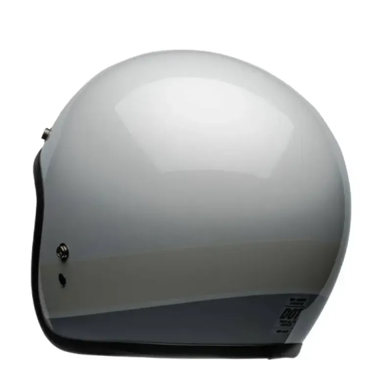 Casco Jet Vintage Bell Custom 500 2025 Apex Flake Argento Lucido