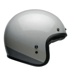 Casco Jet Vintage Bell Custom 500 2025 Apex Flake Argento Lucido
