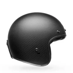 Casco Jet Vintage Bell Custom 500 Carbon 2025 Nero Opaco