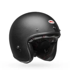 Casco Jet Vintage Bell Custom 500 Carbon 2025 Nero Opaco