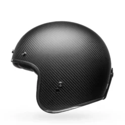 Casco Jet Vintage Bell Custom 500 Carbon 2025 Nero Opaco