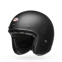 Casco Jet Vintage Bell Custom 500 Carbon 2025 Nero Opaco
