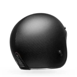 Casco Jet Vintage Bell Custom 500 Carbon 2025 Nero Opaco