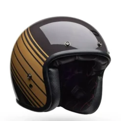 Casco Jet Vintage Bell Custom 500 2025 Edge Marrone Oro Metallizzato