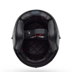Casco Jet Vintage Bell Custom 500 2025 Edge Nero Grigio Metallizzato