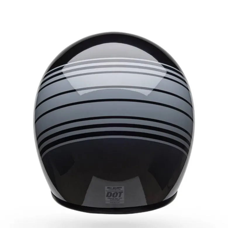 Casco Jet Vintage Bell Custom 500 2025 Edge Nero Grigio Metallizzato