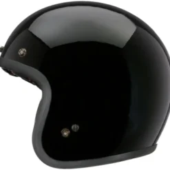 Casco Jet Vintage Bell Custom 500 Nero Lucido