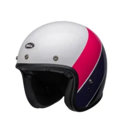 Casco Jet Vintage Bell Custom 500 Riff Rosa Viola