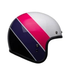 Casco Jet Vintage Bell Custom 500 Riff Rosa Viola