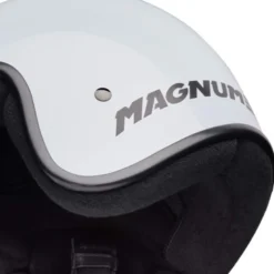 Casco Jet Vintage Bell Magnum 2026 Solid Bianco Lucido