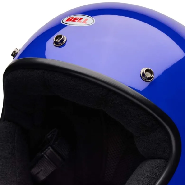Casco Jet Vintage Bell Magnum 2026 Solid Blu Lucido