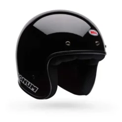 Casco Jet Vintage Bell Magnum 2026 Solid Nero Lucido