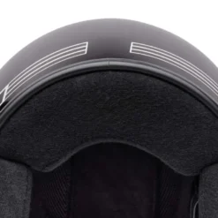 Casco Jet Vintage Bell Magnum 2026 Solid Nero Lucido