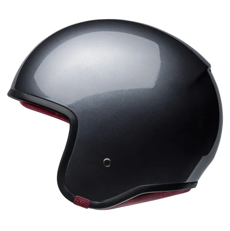 Casco Jet Vintage Bell Tx501 Starship 2024 Grigio Lucido