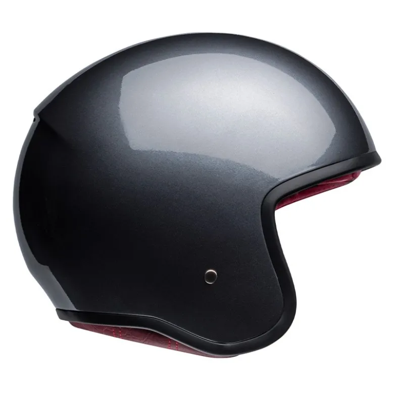 Casco Jet Vintage Bell Tx501 Starship 2024 Grigio Lucido