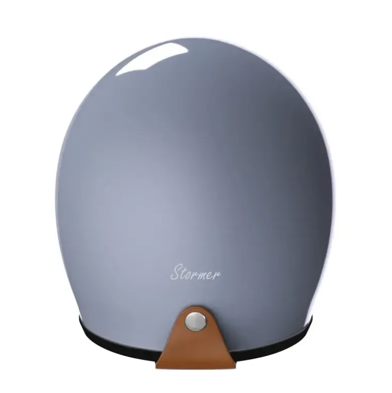 Casco Jet Vintage Stormer Quartz Grigio Nardo