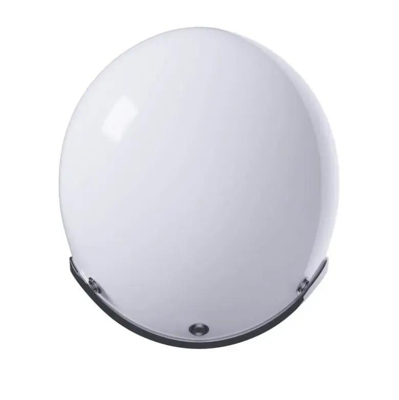 Casco Jet Vintage Stormer Quartz Pearly Bianco