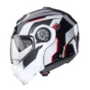 Casco Modulare Caberg Duke Evo Move Bianco Nero Rosso