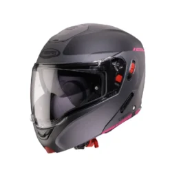 Casco Modulare Caberg Horus X Ray Nero Grigio Fuchsia Opaco