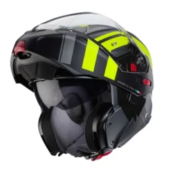 Casco Modulare Caberg Horus X Road Antracite Opaco Giallo Fluo Nero