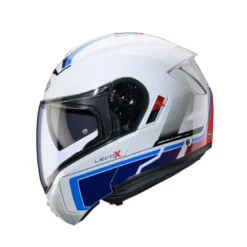 Casco Modulare Caberg Levo X Elite Bianco Rosso Blu