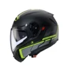 Casco Modulare Caberg Levo X Elite Nero Opaco Grigio Giallo Fluo