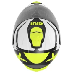 Casco Modulare Givi X.27 Dimension Nero Opaco Bianco Giallo