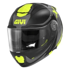Casco Modulare Givi X.27 Dimension Nero Opaco Titanio Giallo