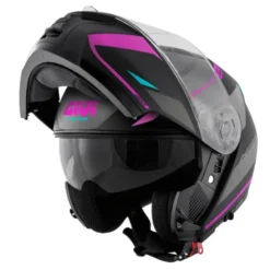 Casco Modulare Givi X.21 Evo Number Nero Opaco Titanio Rosa