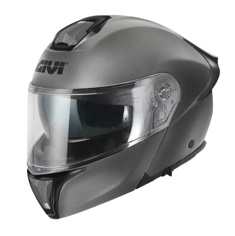 Casco Modulare Givi X.50 Fiber Solid Titanio Opaco
