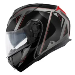 Casco Modulare Givi X.26 Square Titanio Nero Rosso Opaco