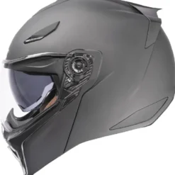Casco Modulare Icon Threshold Solid Nero Opaco